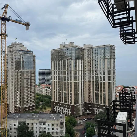 атмосфера с видом на море и балконом! * Odessa